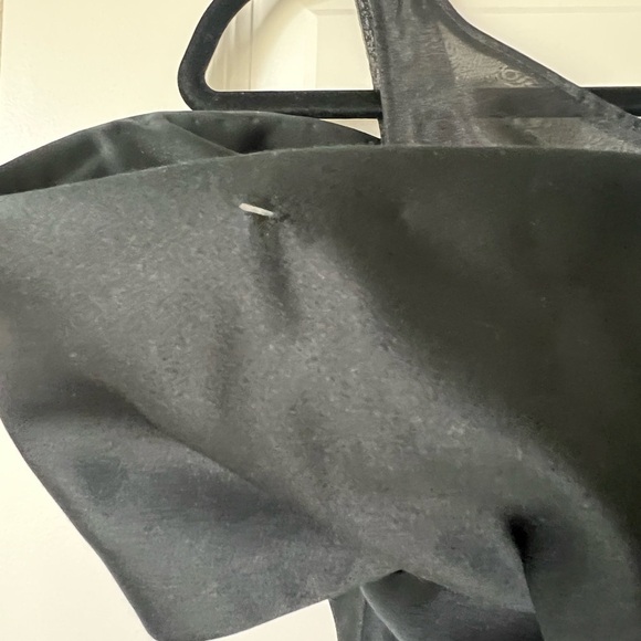 Vintage Victor Costa Dress Organza Off the Shoulder Sculpeted Low Back Size 6 - Picture 6 of 10